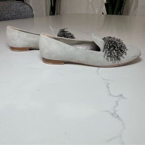 AGL Leather/Suede Loafer w/ Tassels